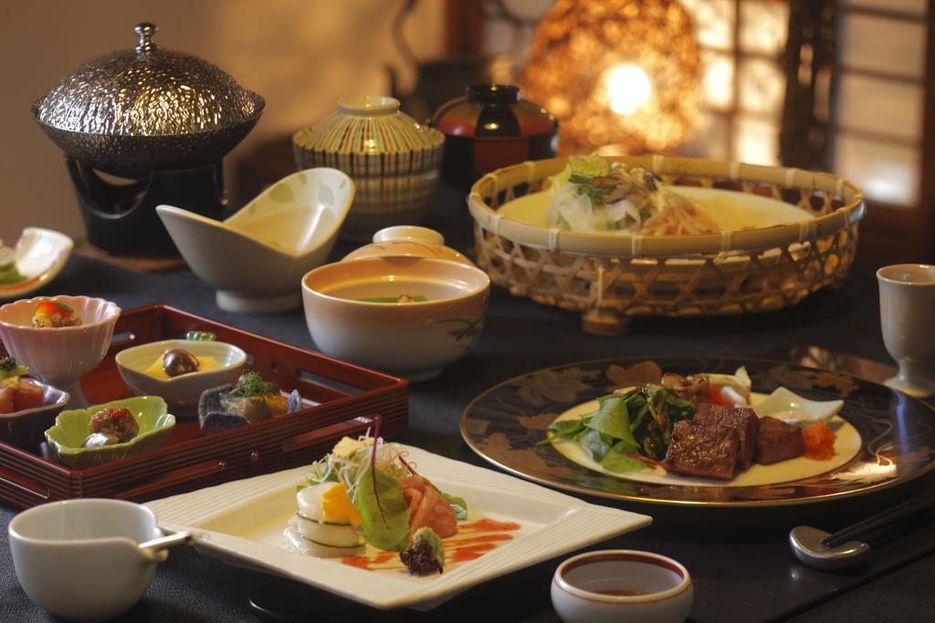 Tokinenoyado Yunushiichijoh Hotel Shiroishi  Bagian luar foto